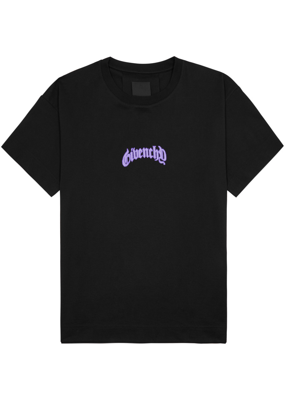 Givenchy Lightning-print T-shirt In Black
