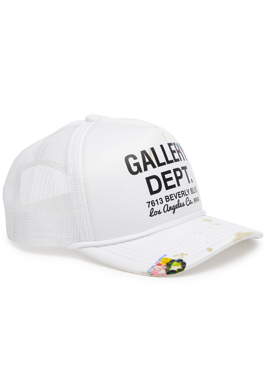 Gallery Dept. Workshop Logo-print Trucker Cap In White