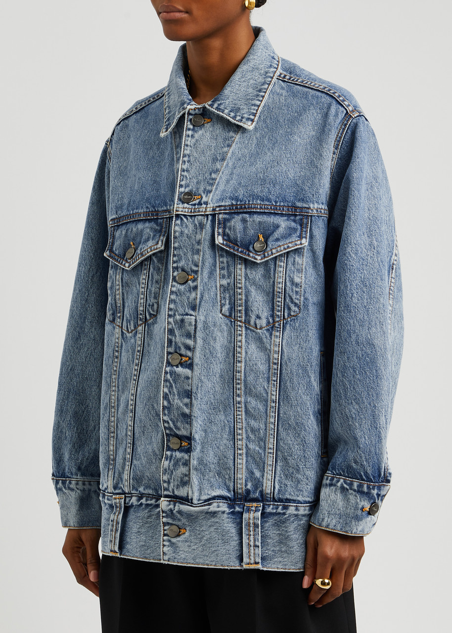  Khaite Grizzo Oversized Denim Jacket - S (uk8-10 / S) 