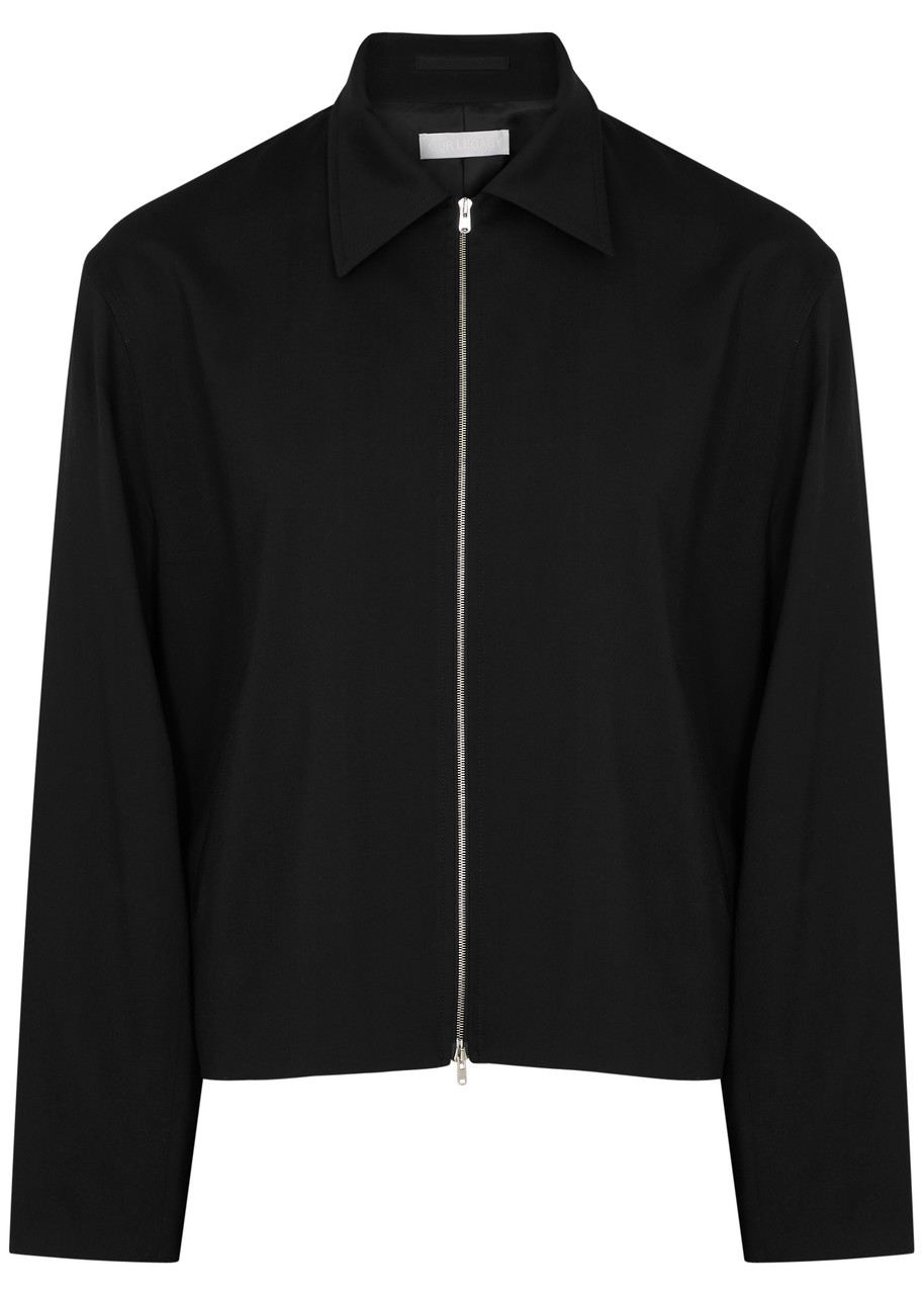 Shop Our Legacy Mini Wool Jacket In Black