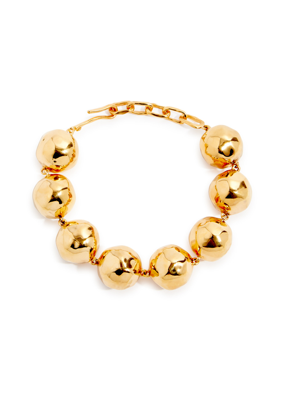 Joanna Laura Constantine Ball 18kt Gold-plated Bracelet