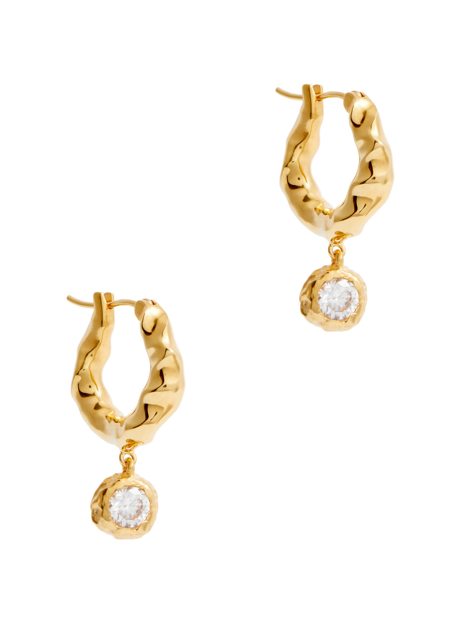 Small 18kt Gold-plated Hoop Earrings