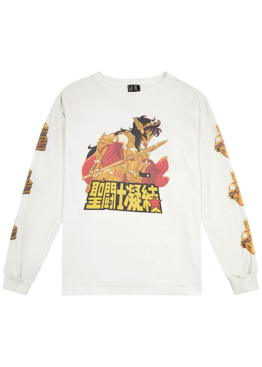 SAINT MXXXXXX SAINT MXXXXXX SAINT ANIME PRINTED COTTON TOP