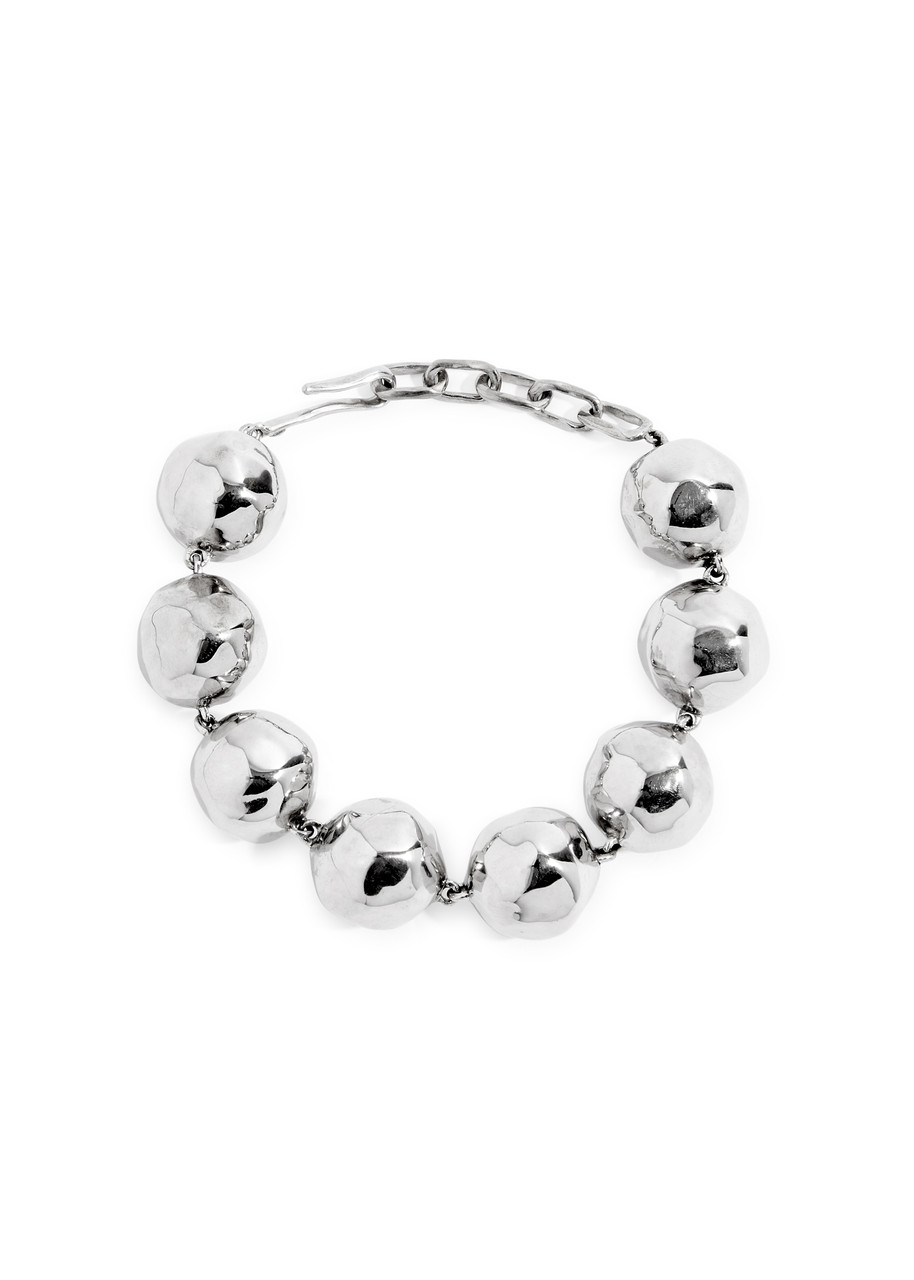 Ball Rhodium-plated Bracelet