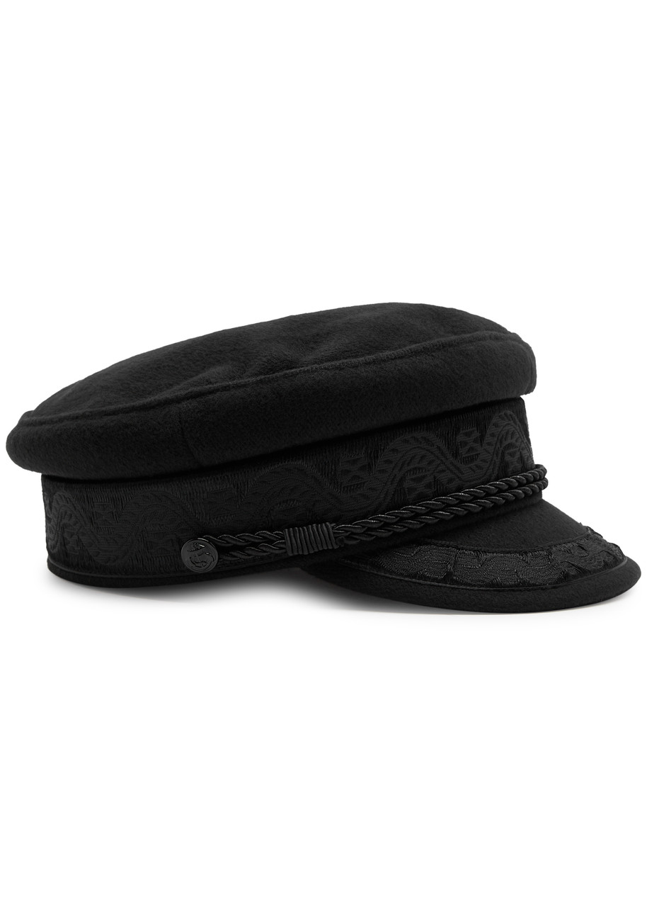Lack Of Color Riviera Wool Cap In Black
