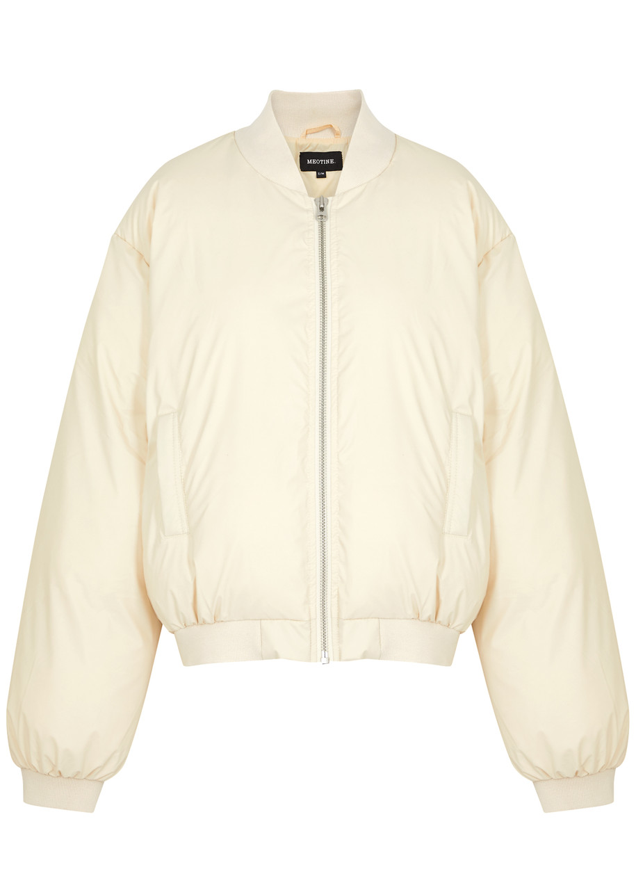 Meotine Bomber Jacket In Cream