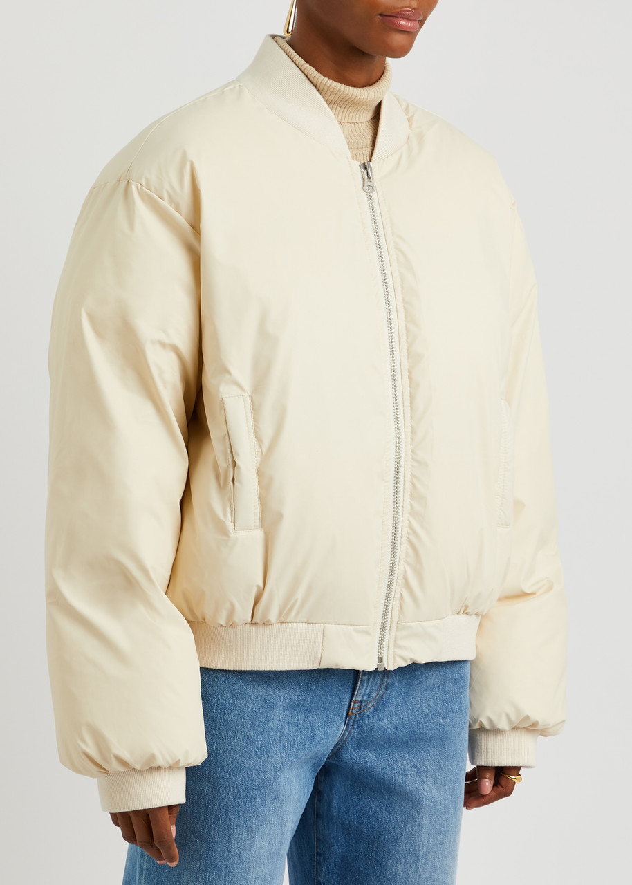 Meotine Bomber Jacket In Cream