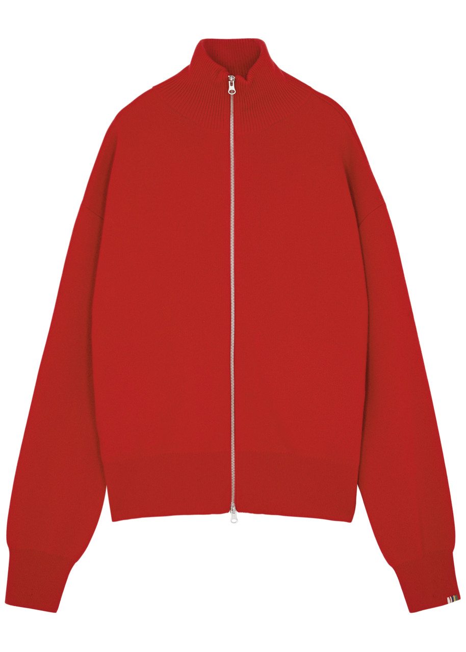 Extreme Cashmere N°319 Xtra Out Cashmere Jacket In Red