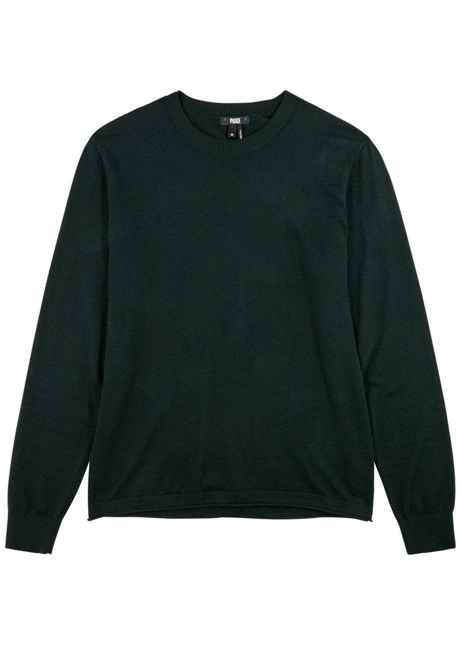 Paige Champlin Cotton-blend Jumper In Green