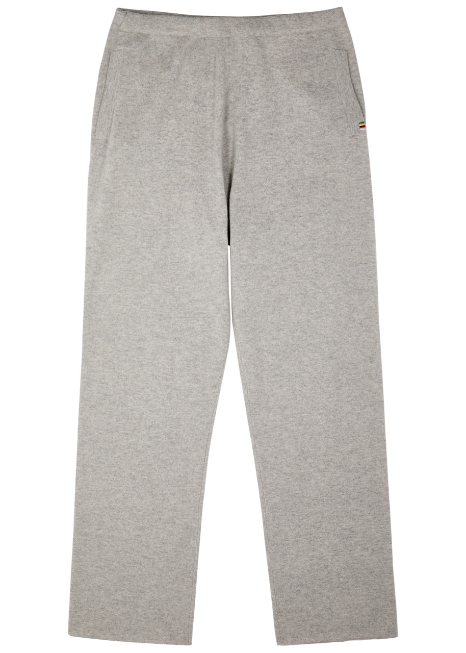 Extreme Cashmere N°320 Rush Cashmere-blend Sweatpants In Grey