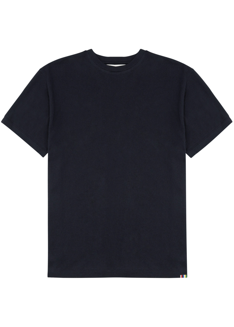 Extreme Cashmere N°269 Rik Cotton-blend T-shirt In Navy