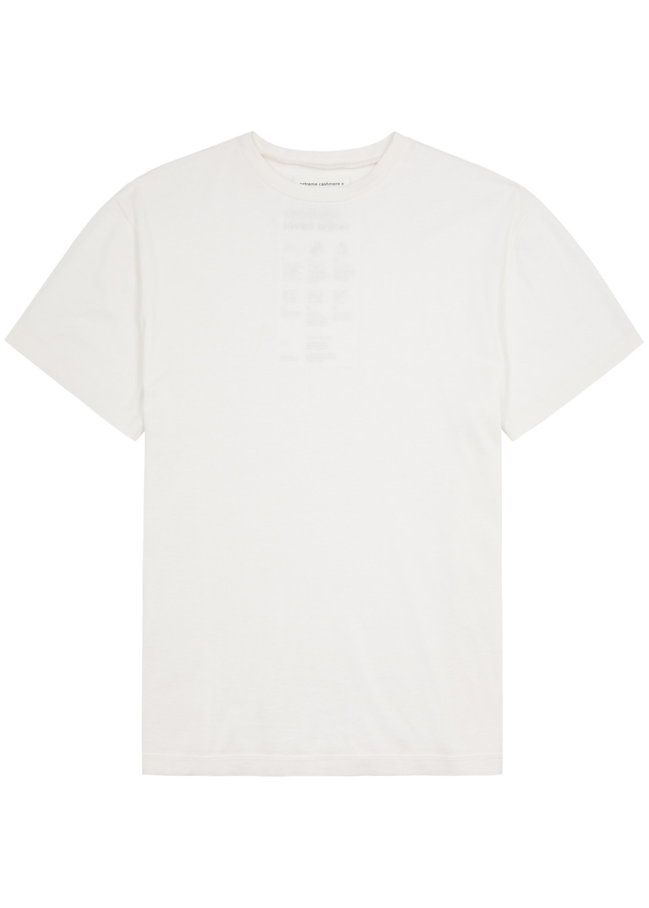 Extreme Cashmere N°269 Rik Cotton-blend T-shirt In White
