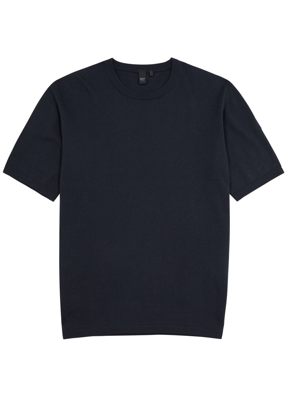 Alpha Tauri Fotor Knitted T-shirt In Navy