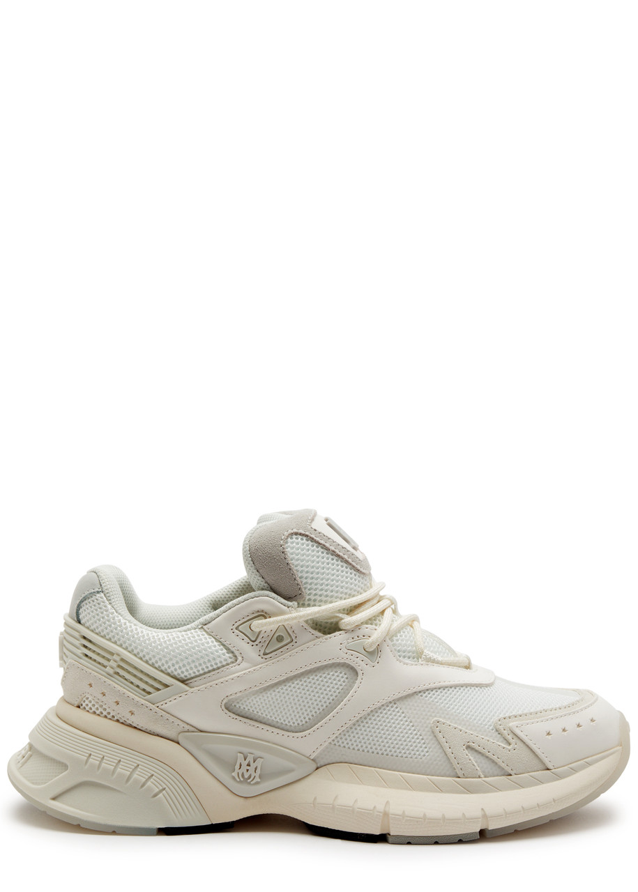 Shop Amiri Ma-runner Panelled Mesh Sneakers In White