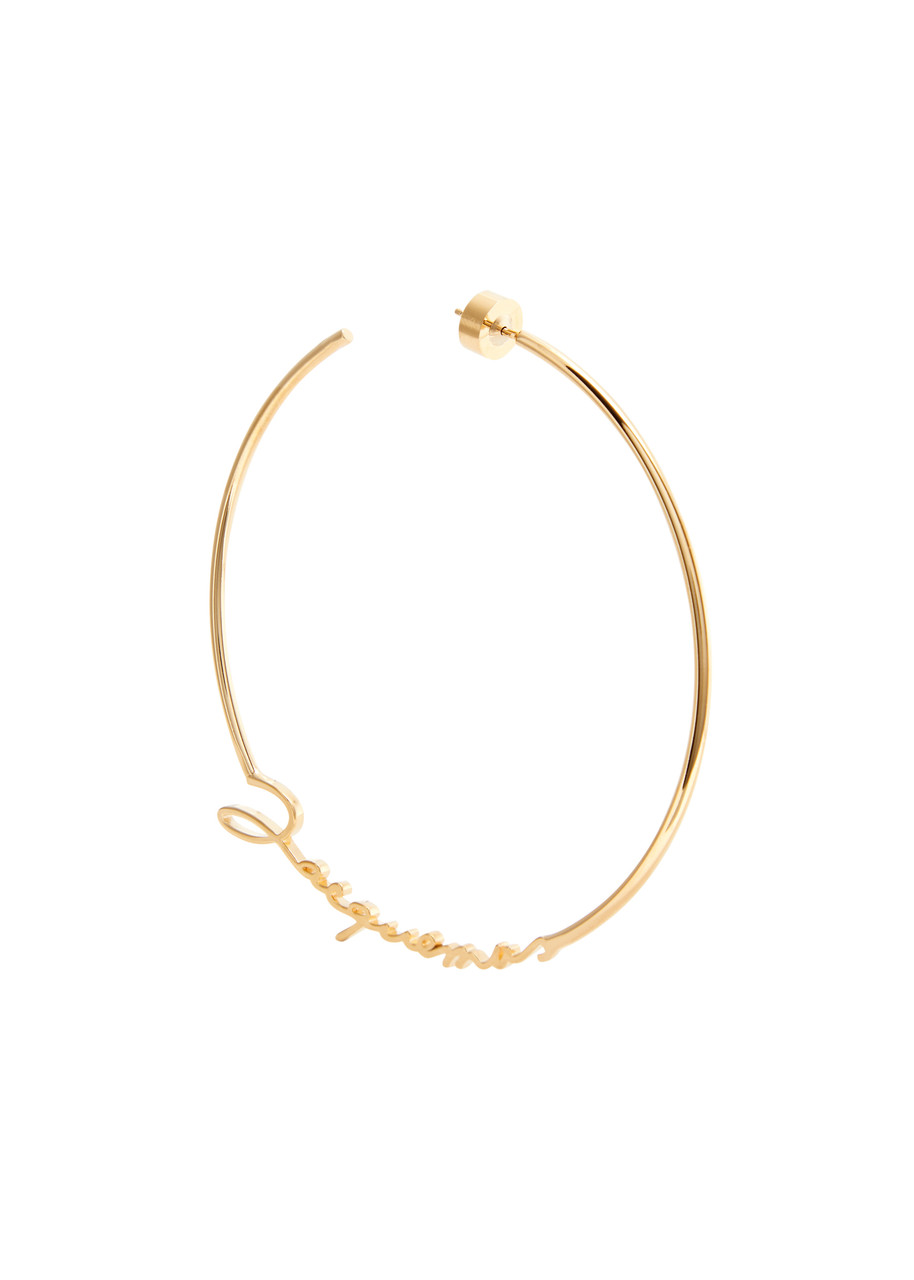  Jacquemus Les Creoles Jacquemus Hoop Earrings - Gold - One Size 
