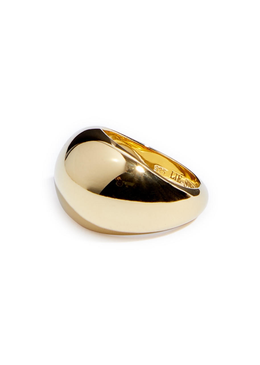  Lie Studio The Leah 18kt Gold Vermeil Ring 