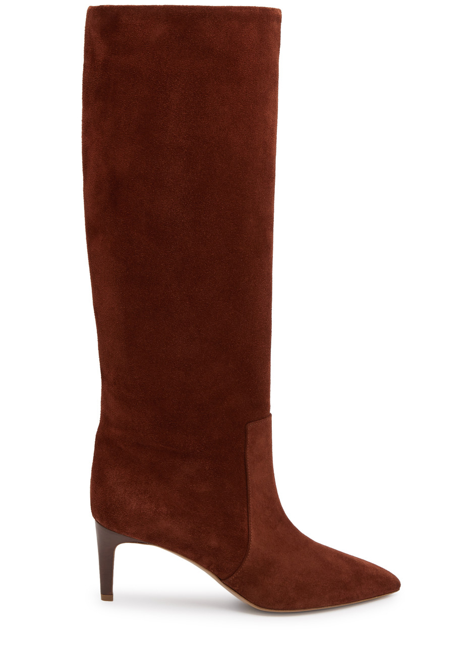 Paris Texas 60 Suede Knee-high Boots In Brown