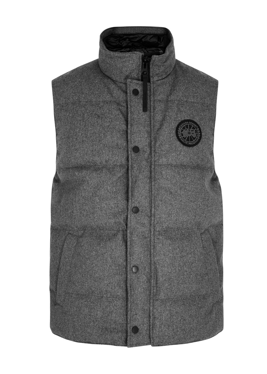 Canada Goose Garson Quilted Wool-blend Gilet - Light Grey - XL