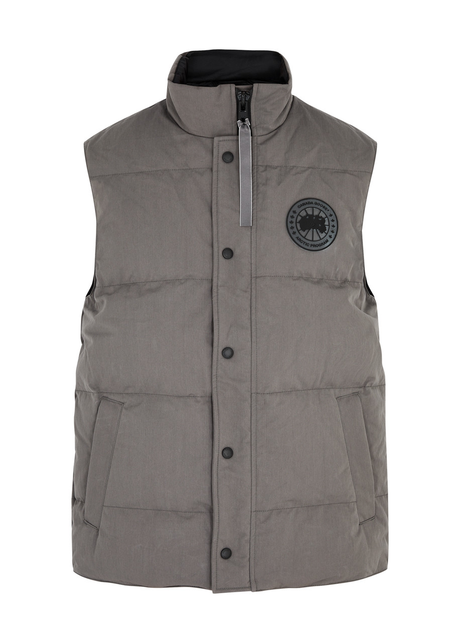Canada Goose Garson Quilted Cotton-blend Gilet - Dark Grey - L