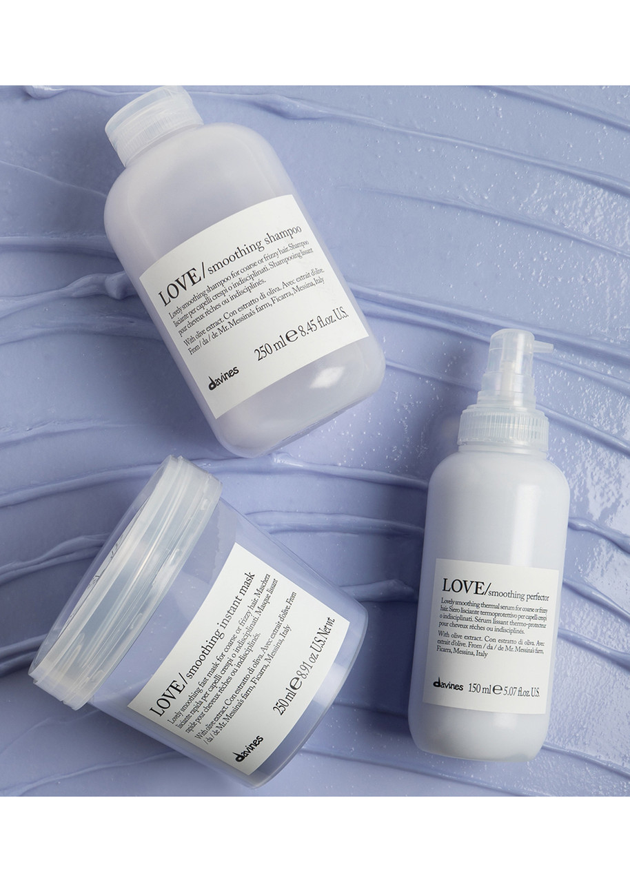  Davines - Love Smoothing Perfector - 150ml - Smoothing - Anti-frizz Serum - Heat Protection And Aids Straightening - Lightweight And Creamy Texture 
