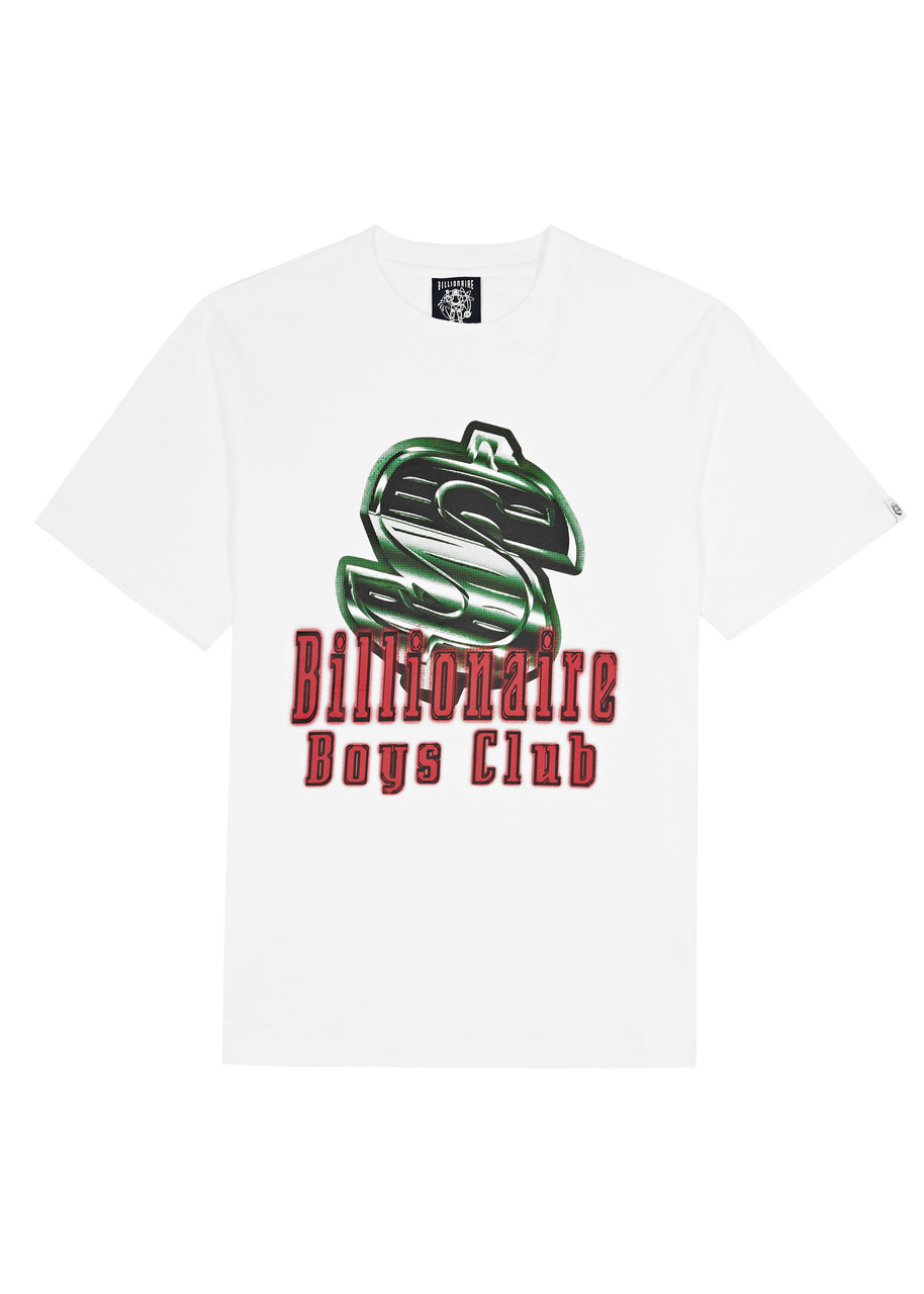 BILLIONAIRE BOYS CLUB DOLLAR SIGN PRINTED COTTON T-SHIRT