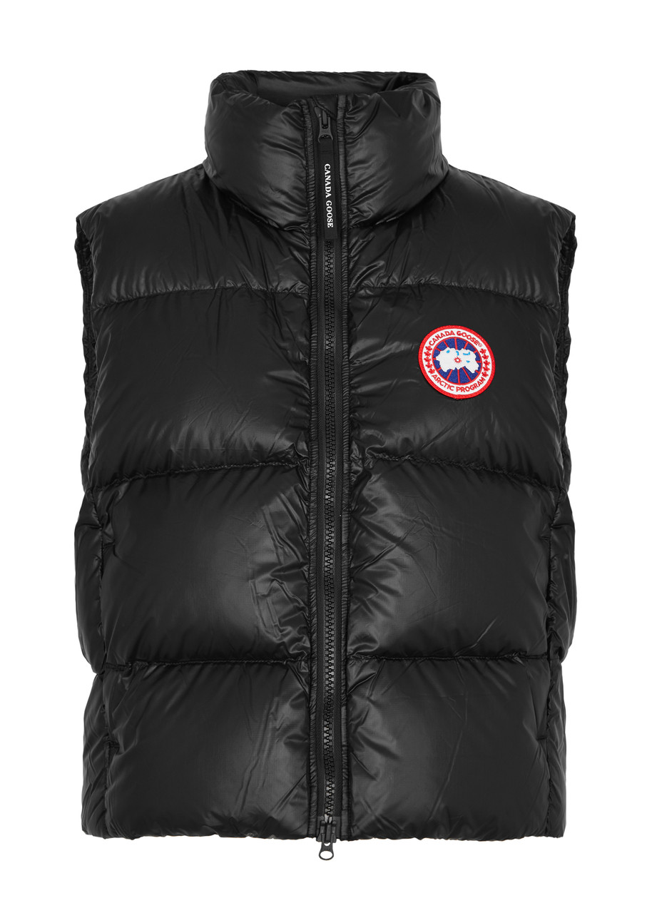 Canada Goose Packaway Cypress Puffer Gilet In Black