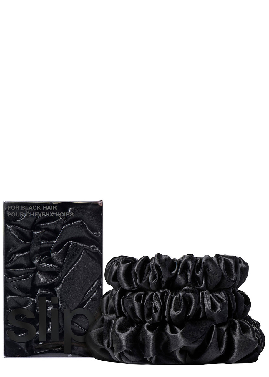 Slip Silk Assorted Scrunchies - Black