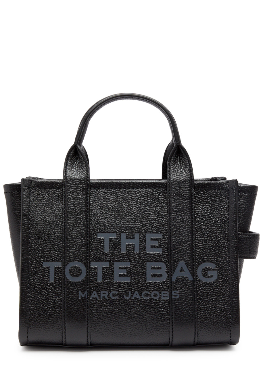 Marc Jacobs The Tote Small Leather Tote In Black