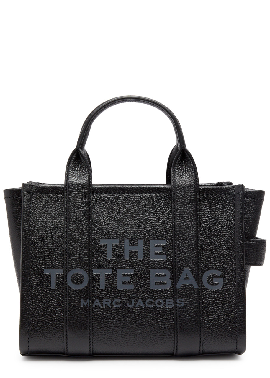 Marc Jacobs Women Black Leather Medium The Tote Bag Handbag In Black