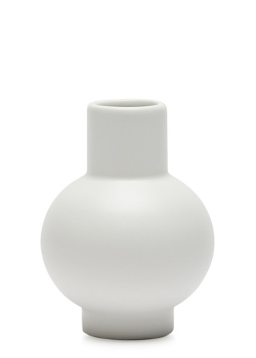 Raawii Strøm Mini Earthenware Vase In Grey
