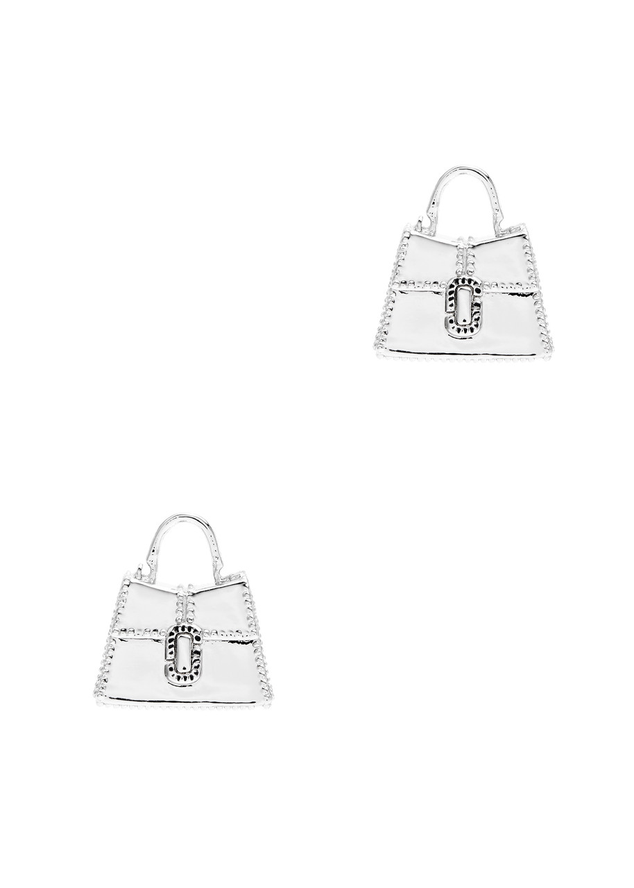 Marc Jacobs The St Marc Drop Earrings In Silver