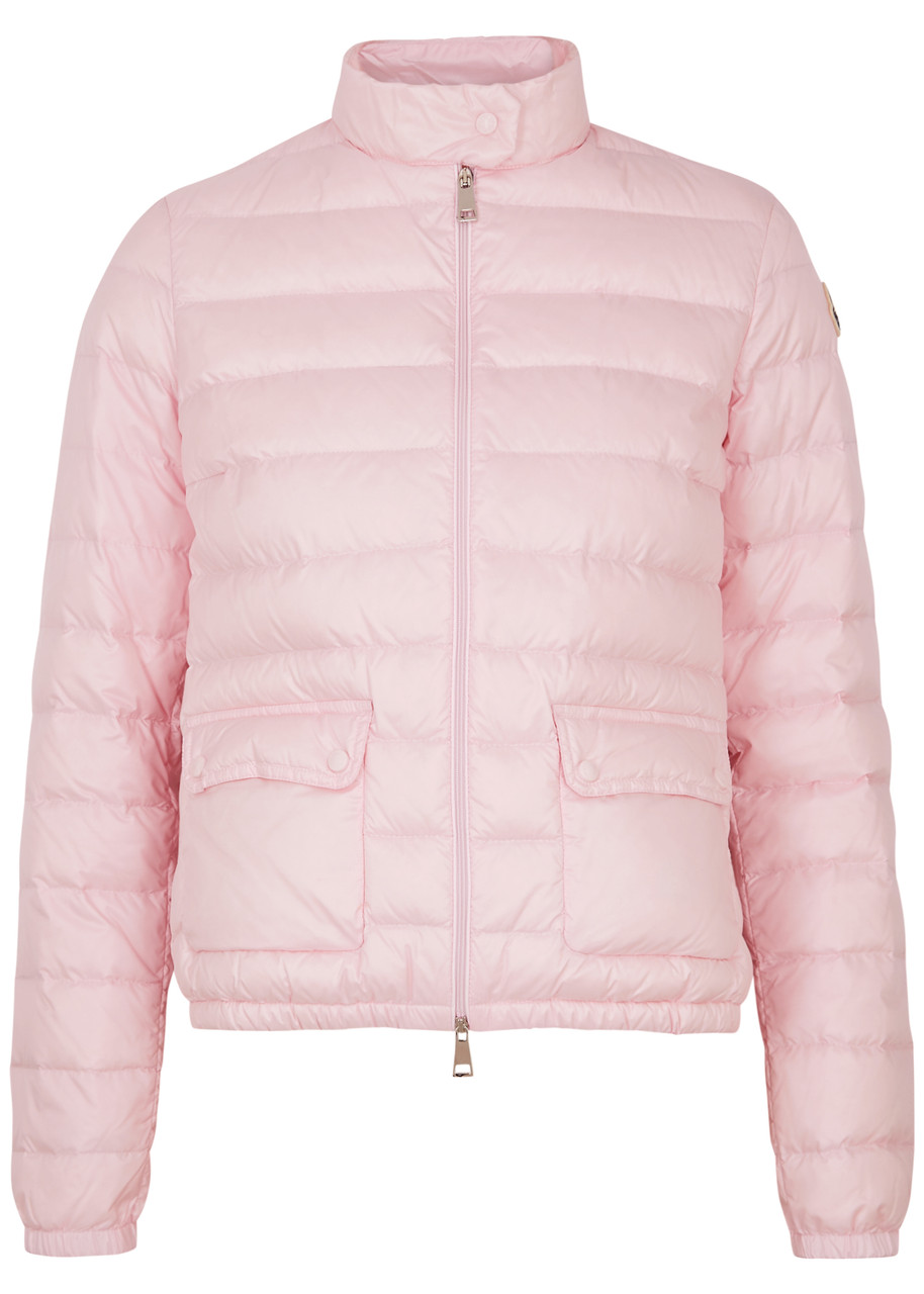Moncler Lans Quilted Shell Jacket In Pink