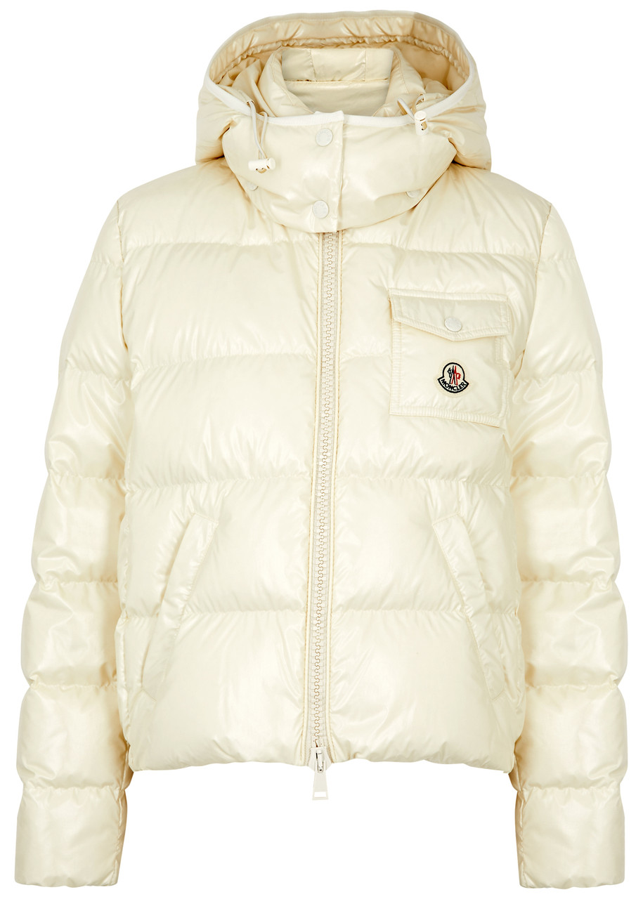 Moncler Jackets In Cream