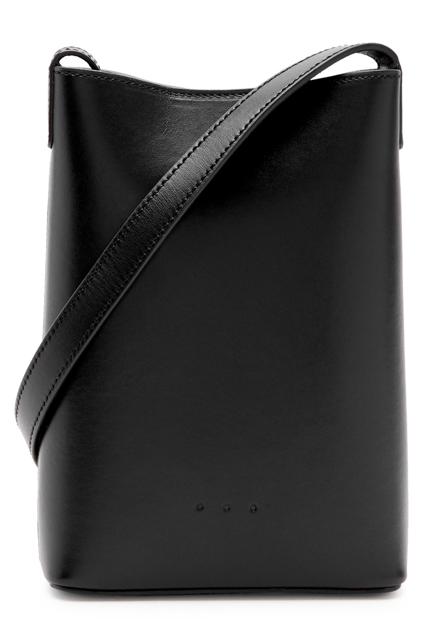 Aesther Ekme Micro Sac Leather Cross-body Bag In Black