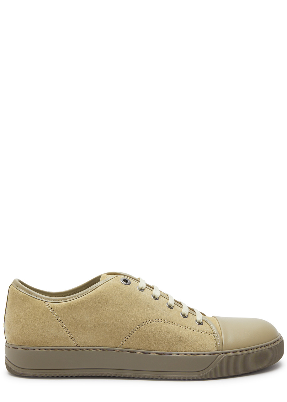 Lanvin Dbb1 Suede Sneakers In Brown