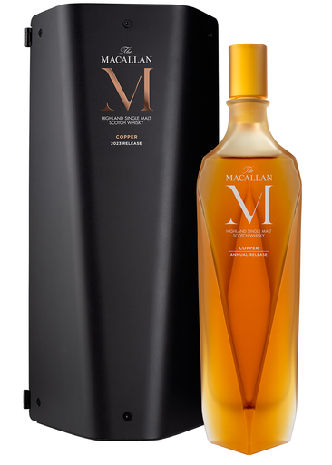 The Macallan M Copper Decanter Single Malt Scotch Whisky 2023 Release