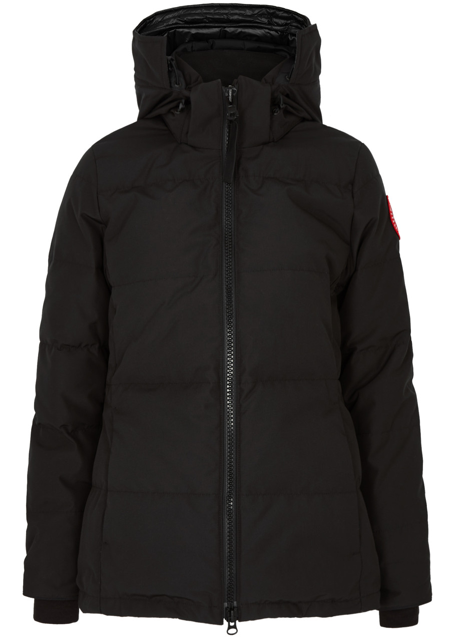 Shop Canada Goose Chelsea Quilted Shell Parka In Black