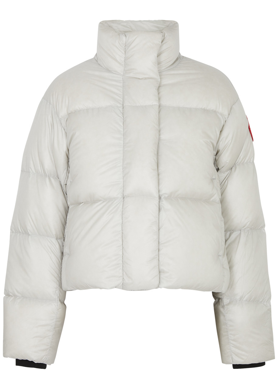 Canada Goose Cypress Quilted Cropped Shell Jacket - Grey - S (UK8-10 / S)
