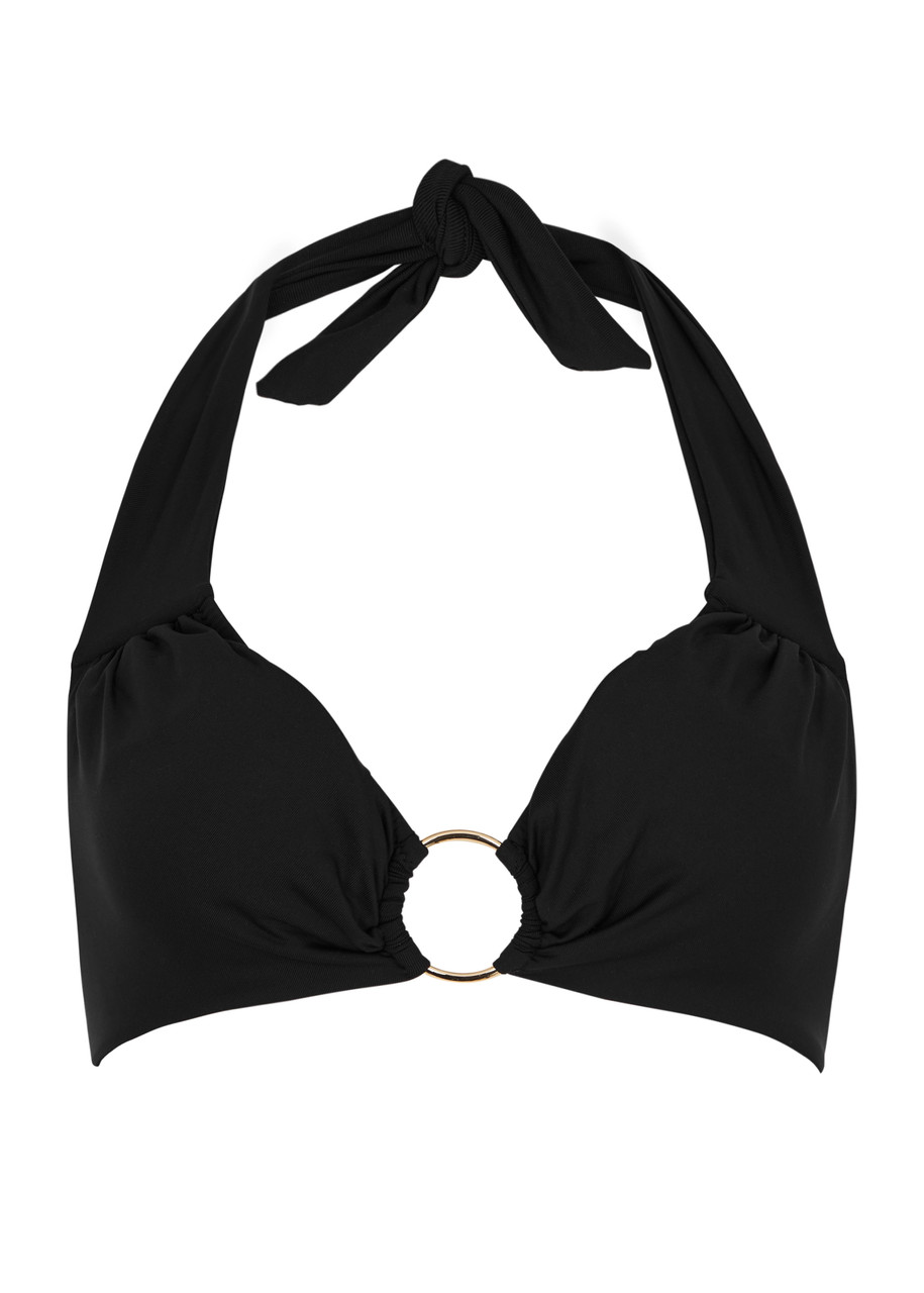 Melissa Odabash Brussels Halterneck Bikini Top In Black