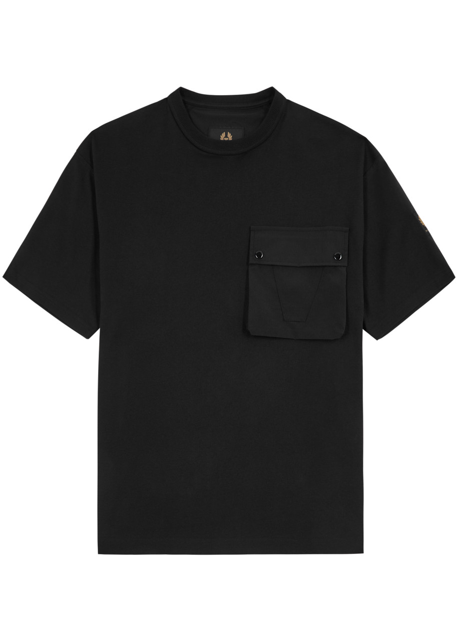 Belstaff Castmaster Logo Cotton T-shirt In Black
