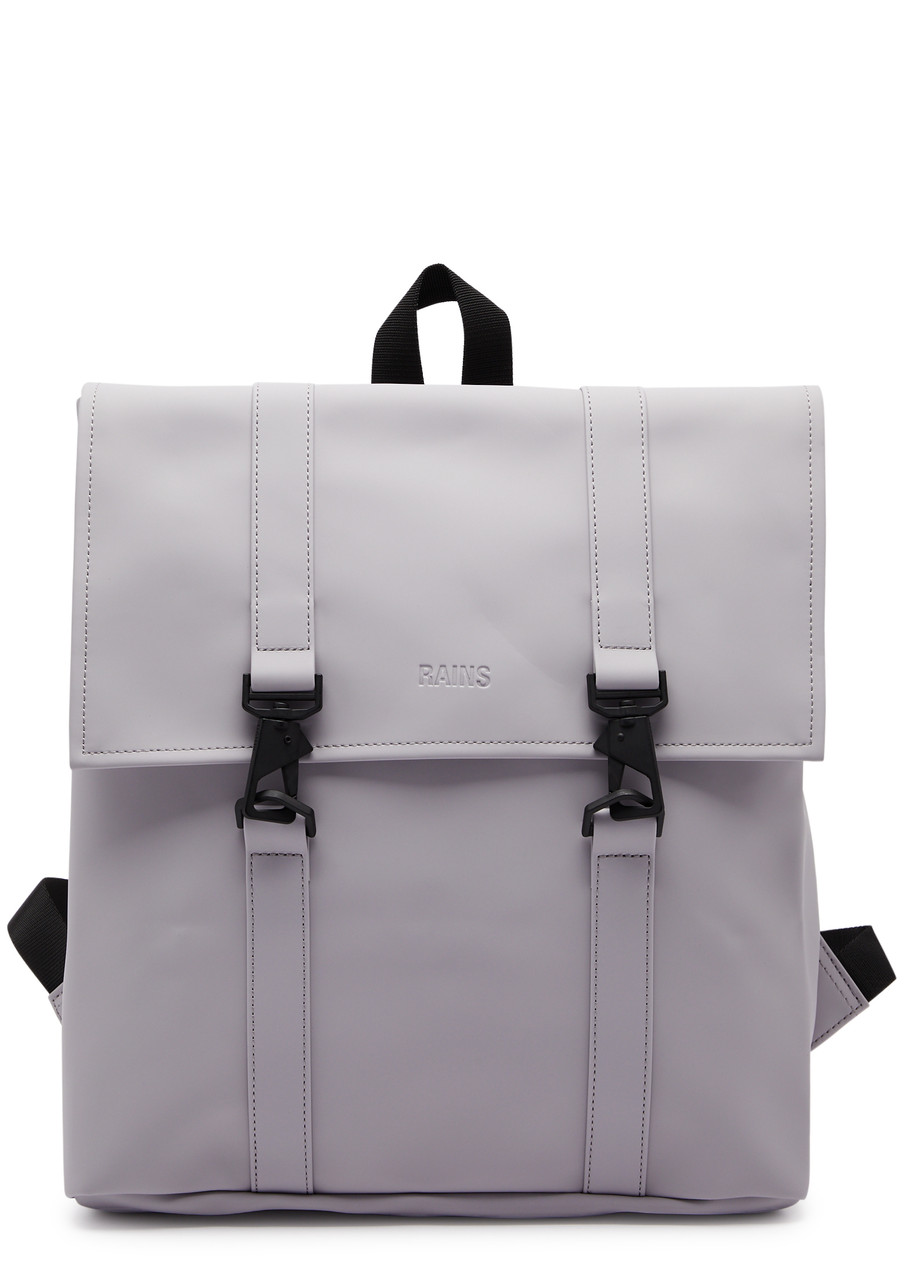 Rains Msn Mini Rubberised Backpack In Lilac