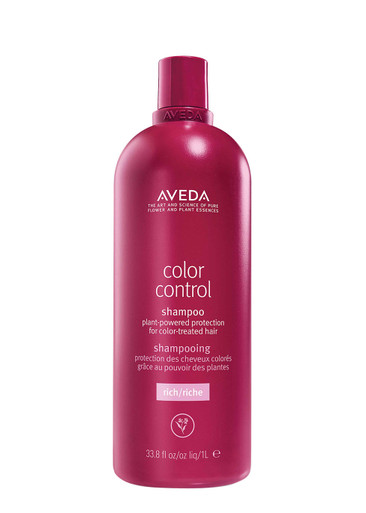 Aveda Color Control Rich Shampoo 1000ml In Pink