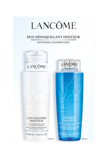 Lancôme Jumbo Douceur Cleanser Duo Gift Set 400ml In Multi
