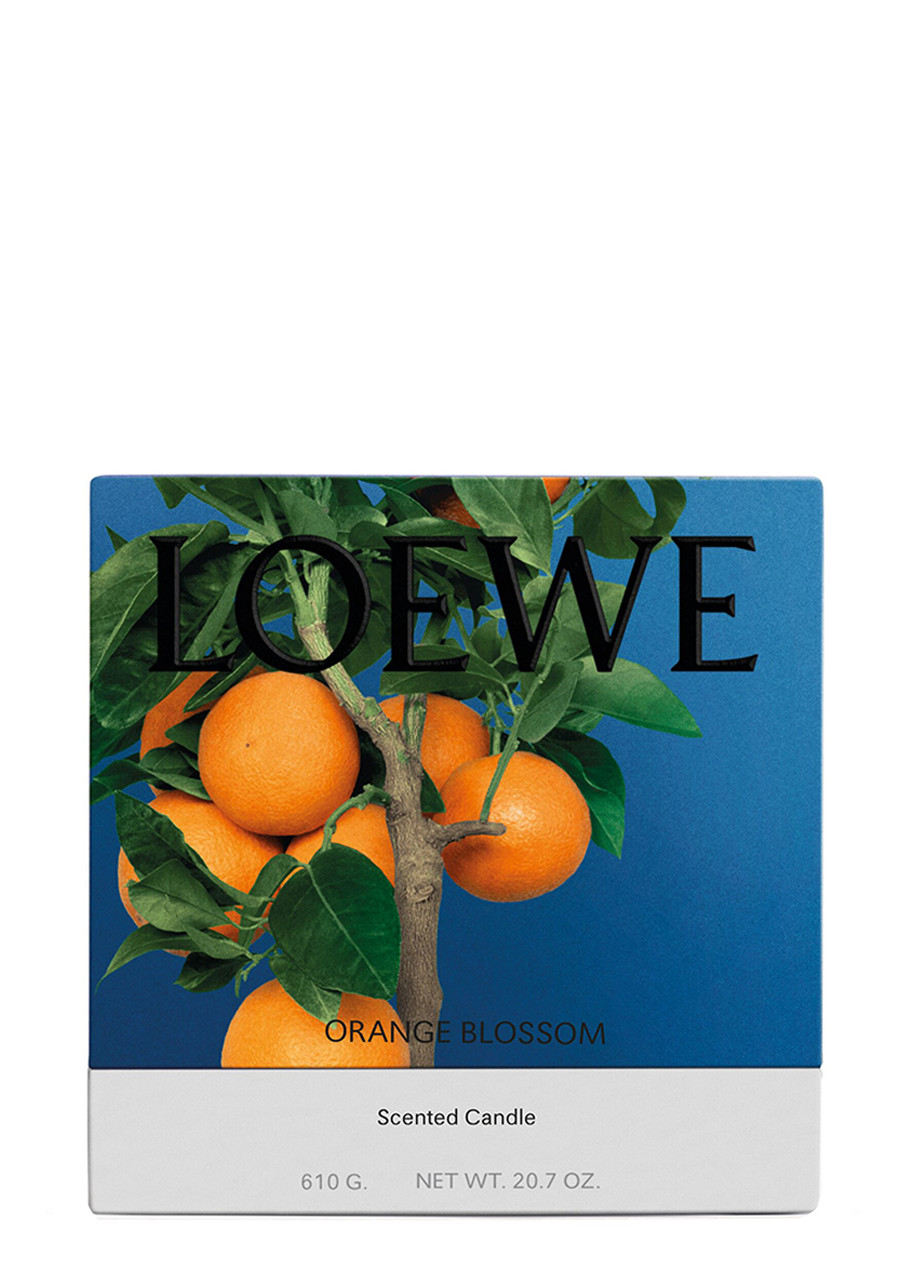  Loewe Orange Blossom Candle - Medium 610g, Candle, Low-intensity Fragrance, Honeyed, Earthy- Yet-clean Scent, Citrus, Sweet And Freshly Green Aspects 