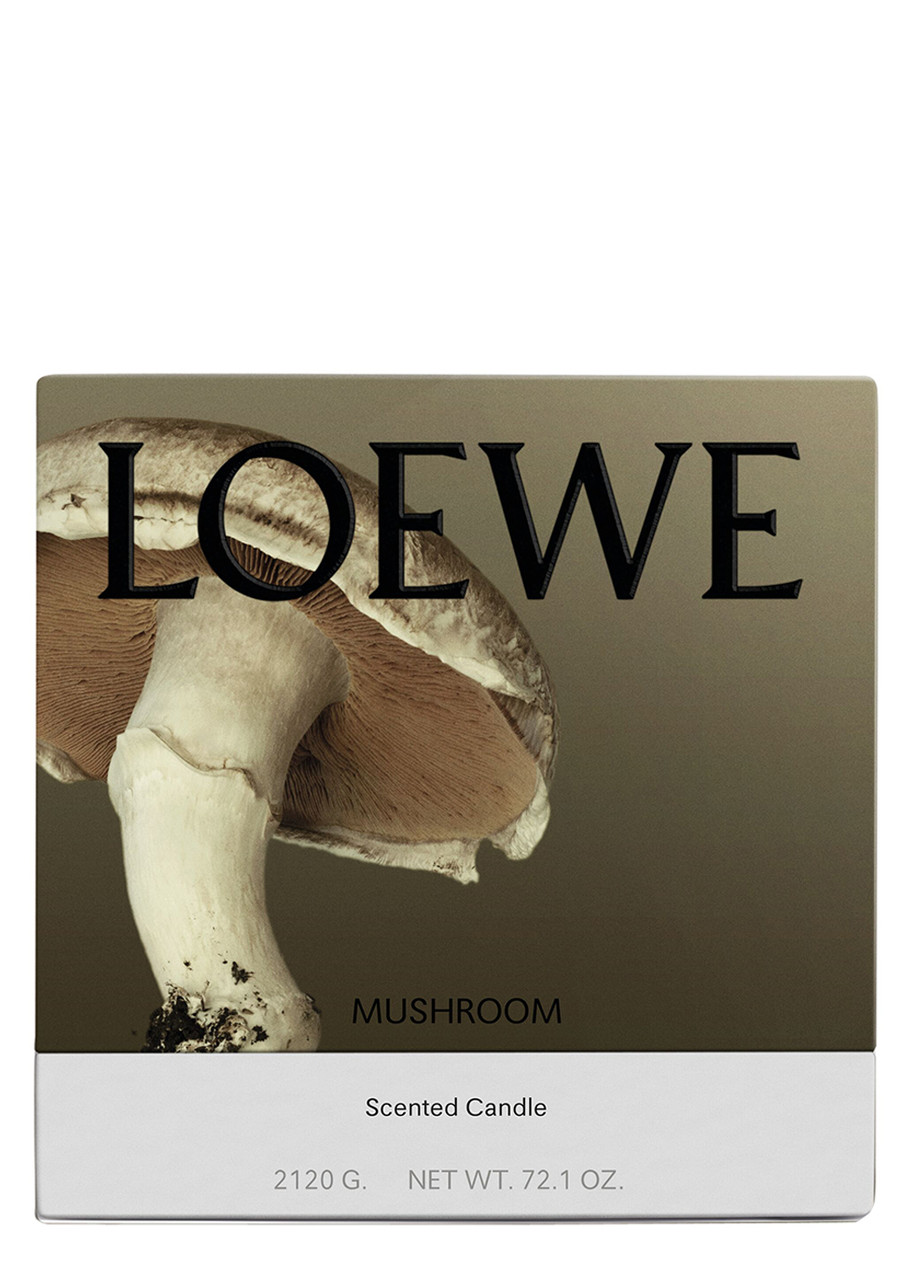  Loewe Mushroom Scented Candle - Large 2120g, Candle, Mid-intensity Fragrance, Rich, Earthy Scent Evocative Of A Portobello Mushroom, Large, 2120g 