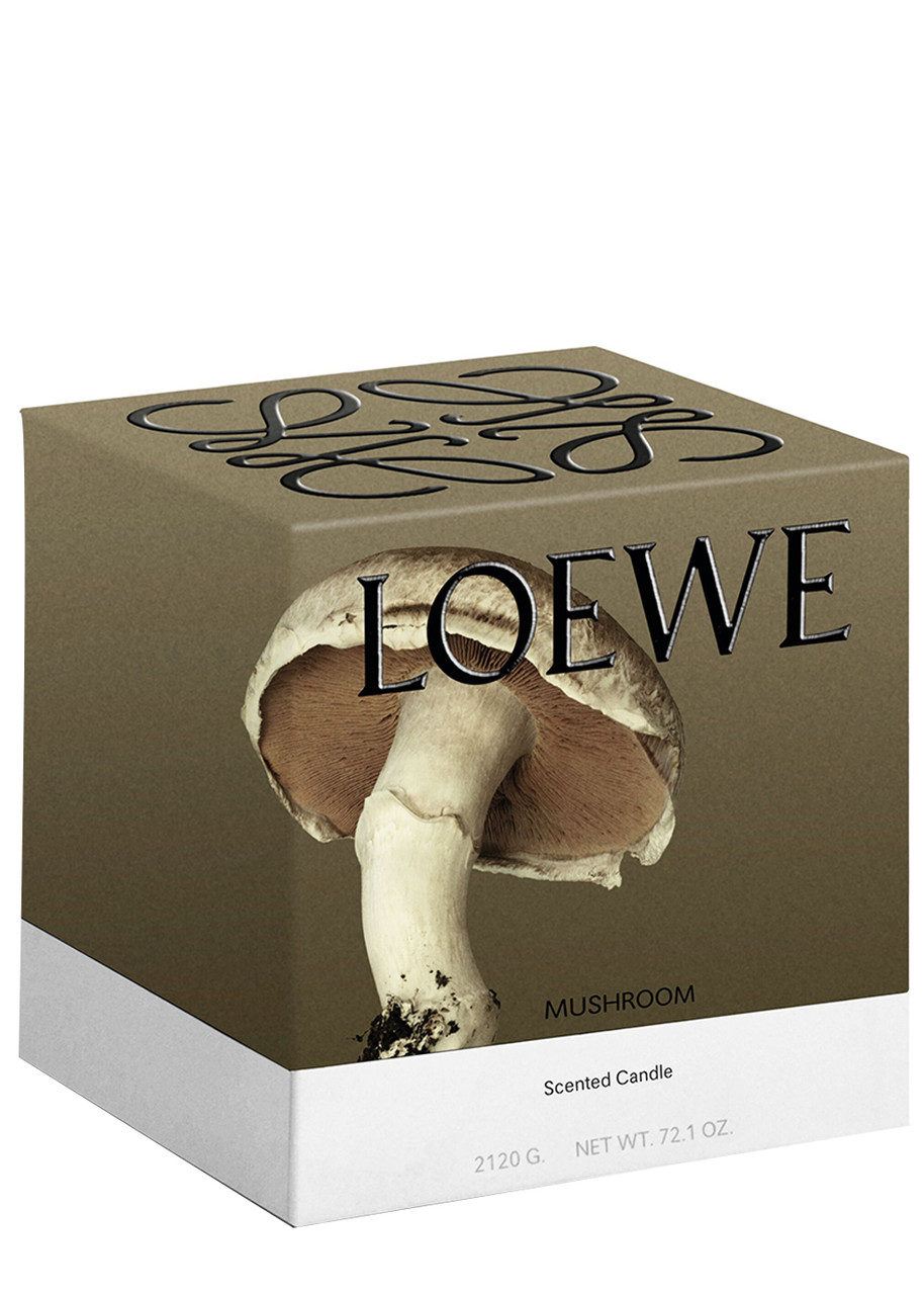  Loewe Mushroom Scented Candle - Large 2120g, Candle, Mid-intensity Fragrance, Rich, Earthy Scent Evocative Of A Portobello Mushroom, Large, 2120g 