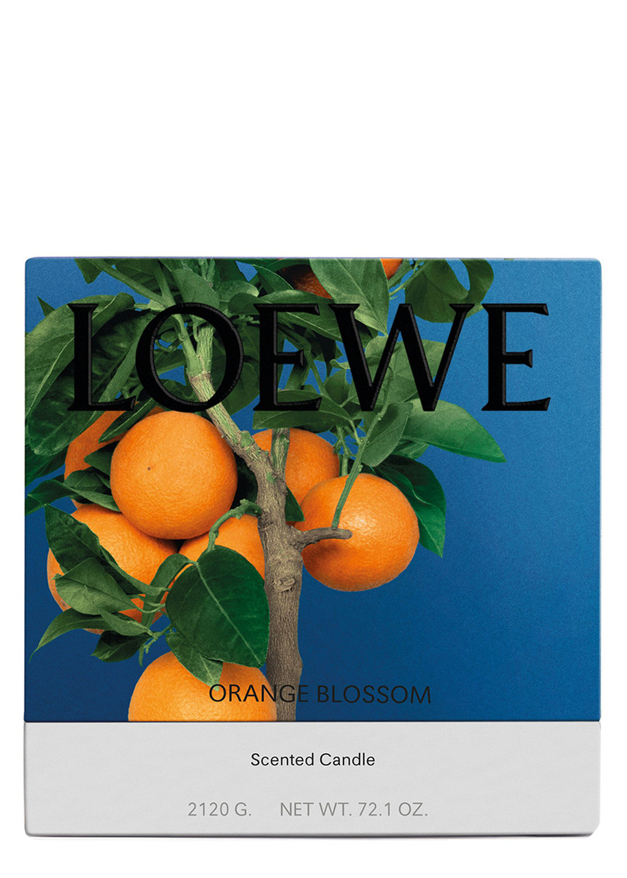  Loewe Orange Blossom Candle - Large 2120g, Candle, Low-intensity Fragrance, Honeyed, Earthy- Yet-clean Scent, Citrus, Sweet And Freshly Green Aspects 