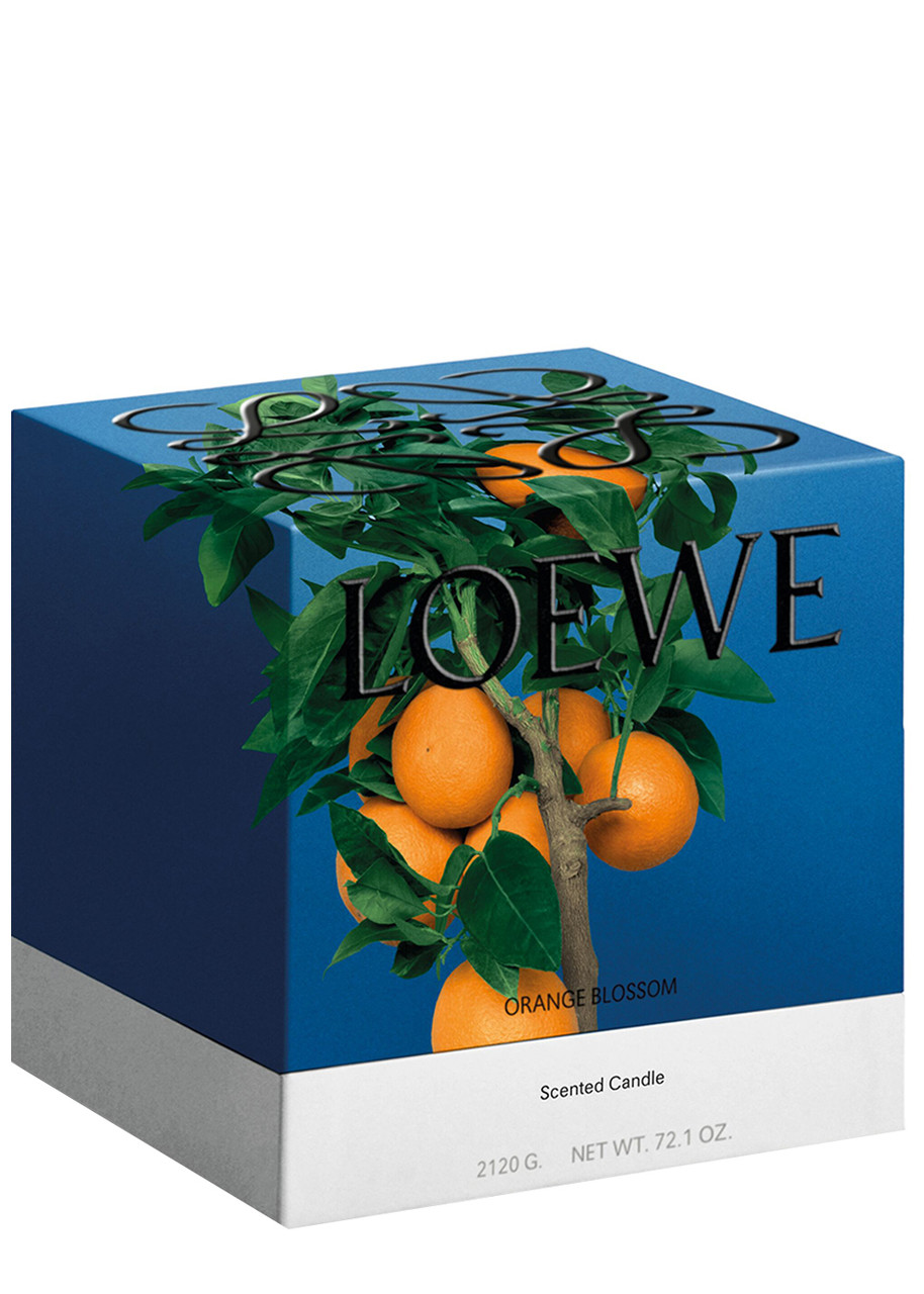  Loewe Orange Blossom Candle - Large 2120g, Candle, Low-intensity Fragrance, Honeyed, Earthy- Yet-clean Scent, Citrus, Sweet And Freshly Green Aspects 