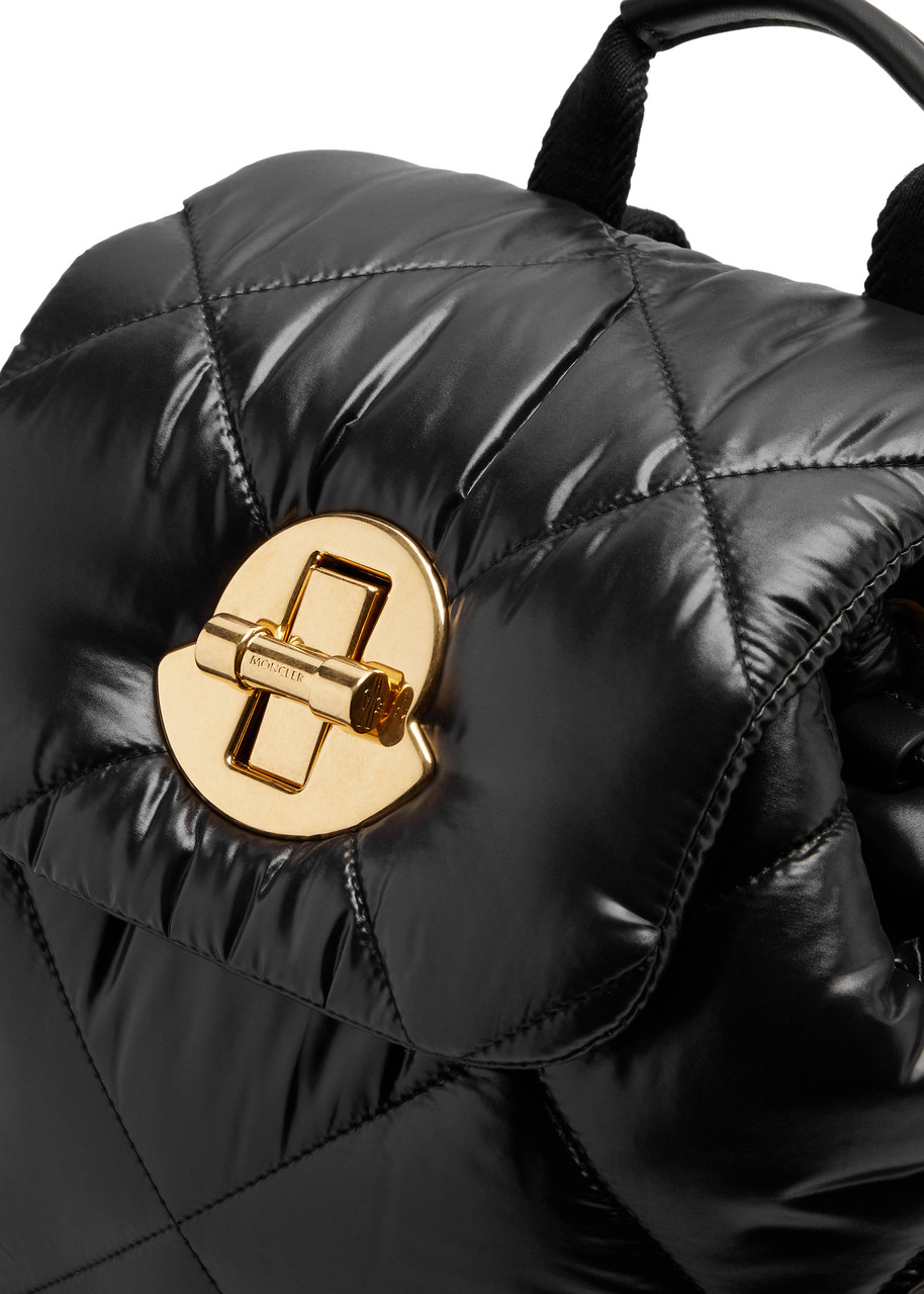  Moncler Quilted Shell Backpack - Black - One Size 
