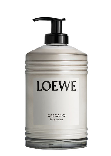 Loewe Oregano Body Lotion 360ml, Body Lotion, Resinous Scent, Aromatic Perfume Of A Mediterranean He In White